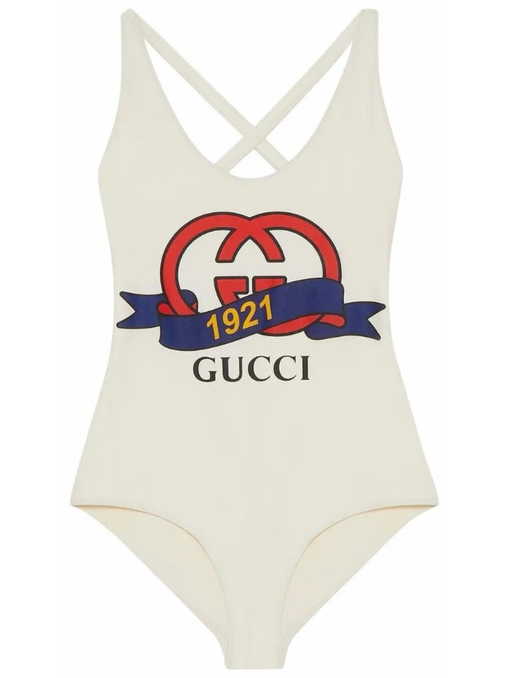 NWT GUCCI Sparkling jersey swimsuit SZ L 100% Authentic